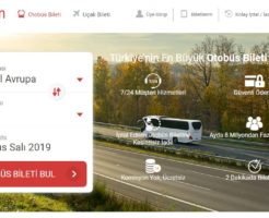 トルコの長距離バス総合検索サイト　Obilet