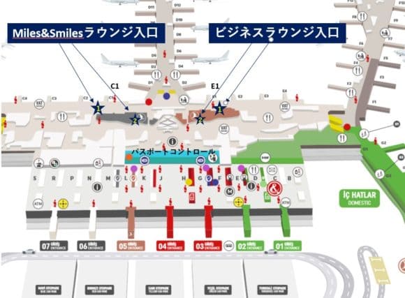 イスタンブール空港のトルコ航空ラウンジ